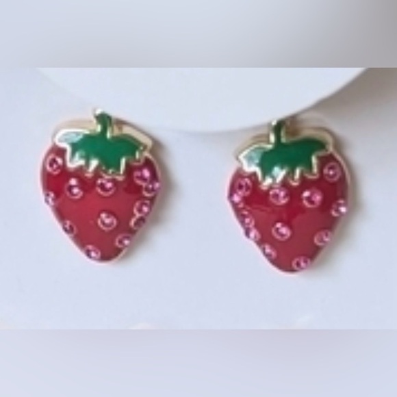 kate spade Jewelry - KATE SPADE NEW YORK x TARGET STRAWBERRY STUD EARRINGS NEW OTHER EARRINGS LISTED